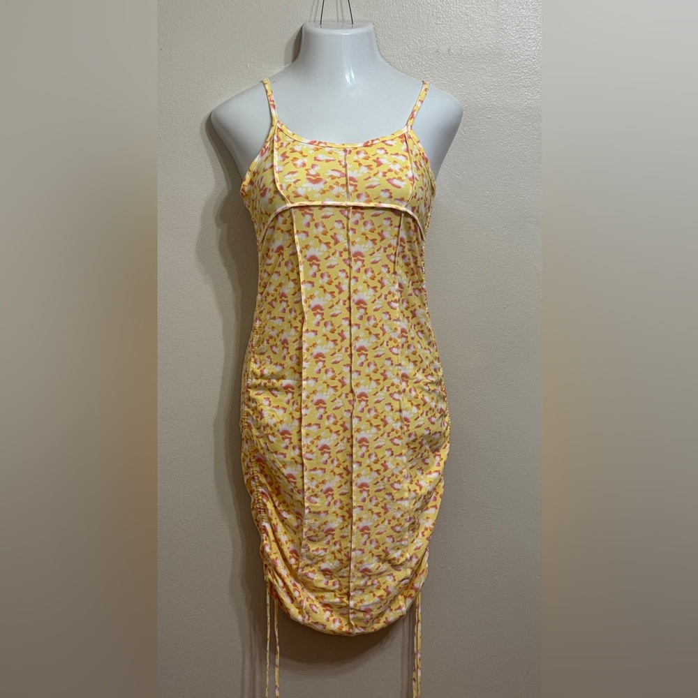 Almost‎ Famous Yellow Floral Midi Dress